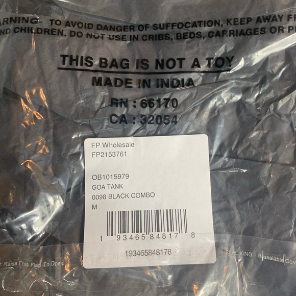 Free People GOA Tank/Crop Black - Picture 11 of 12